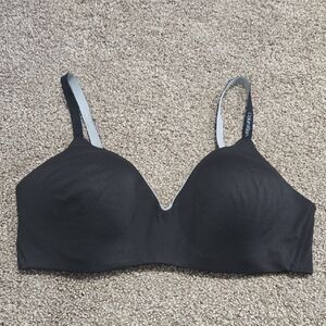 Calvin Klein Black and Gray Women's Bra